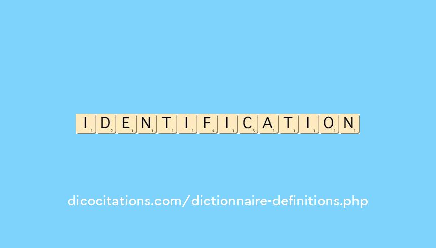 identification