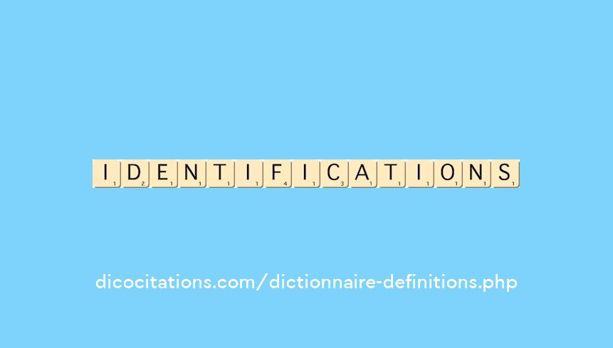 identifications