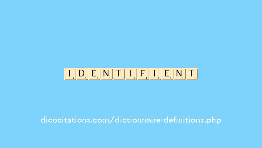 identifient identifient