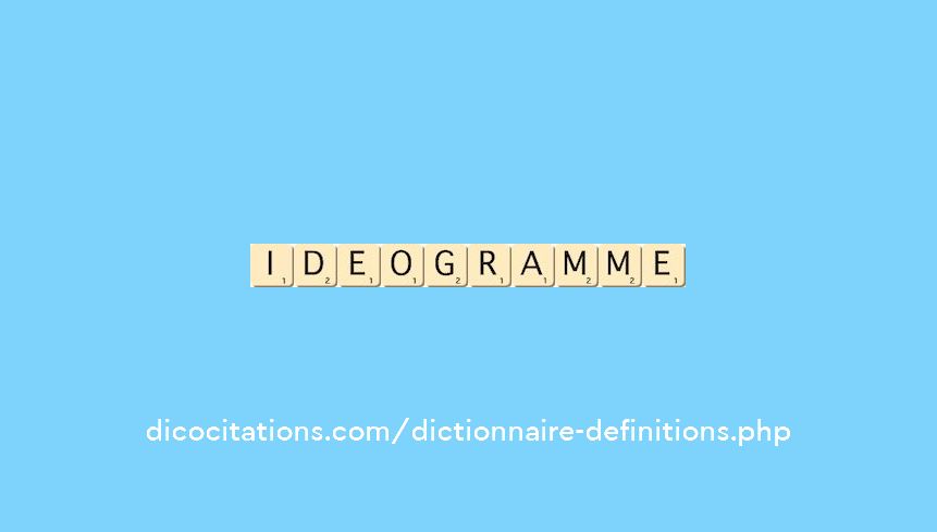 ideogramme ideogramme