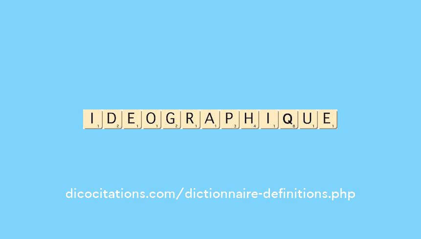 ideographique ideographique