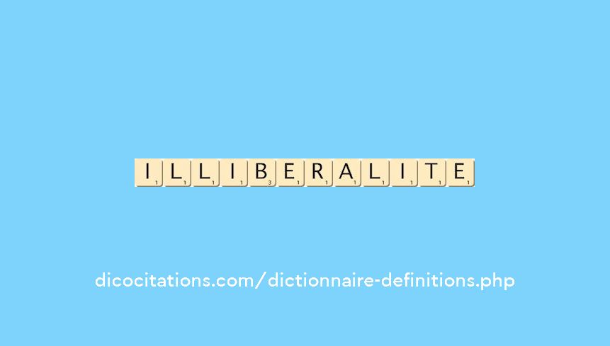 illiberalite