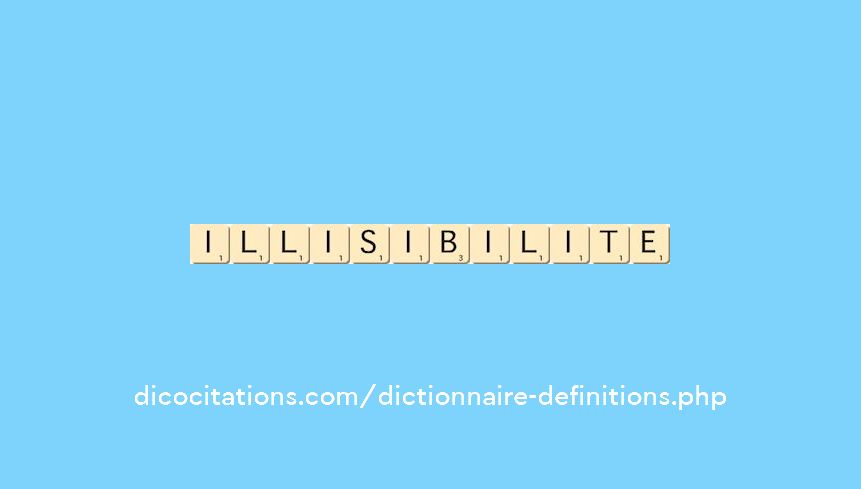 illisibilite