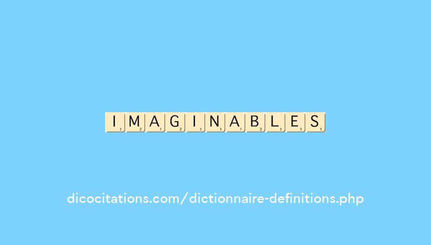 imaginables imaginables