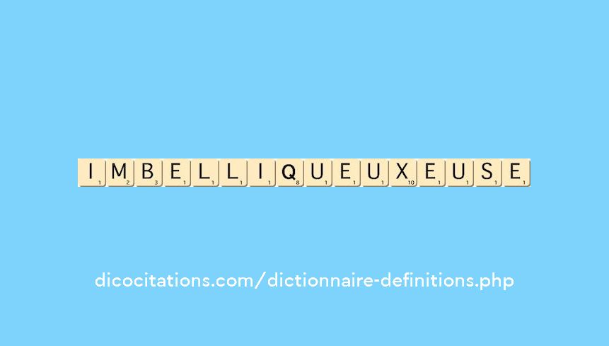 imbelliqueux--euse imbelliqueux--euse