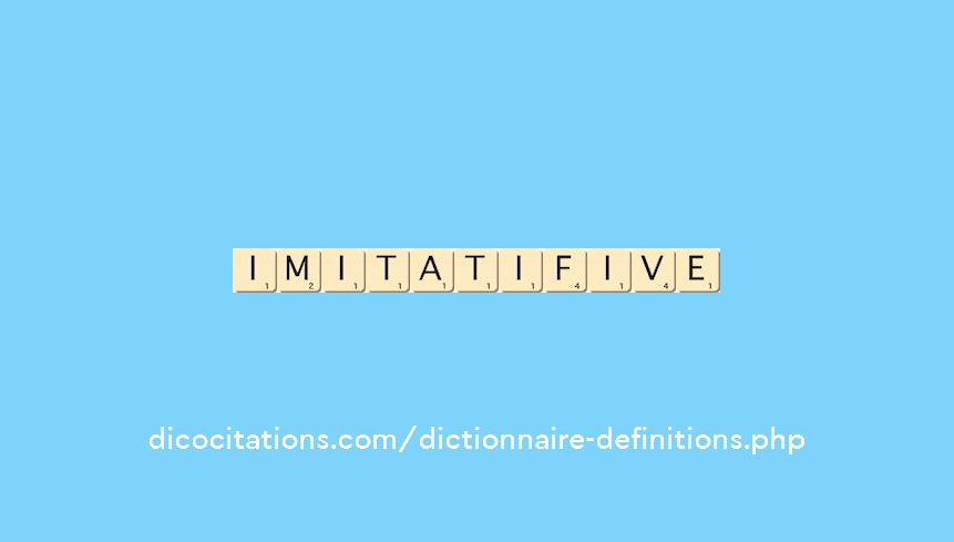 imitatif--ive