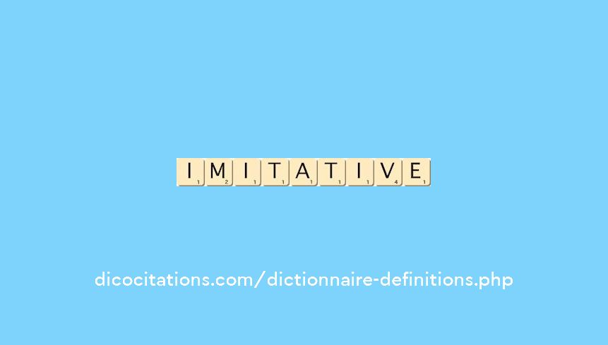 imitative imitative