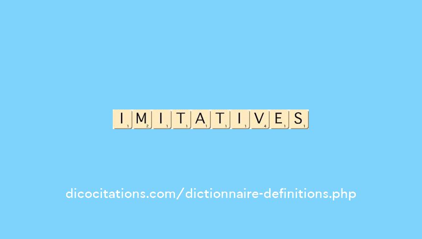 imitatives imitatives