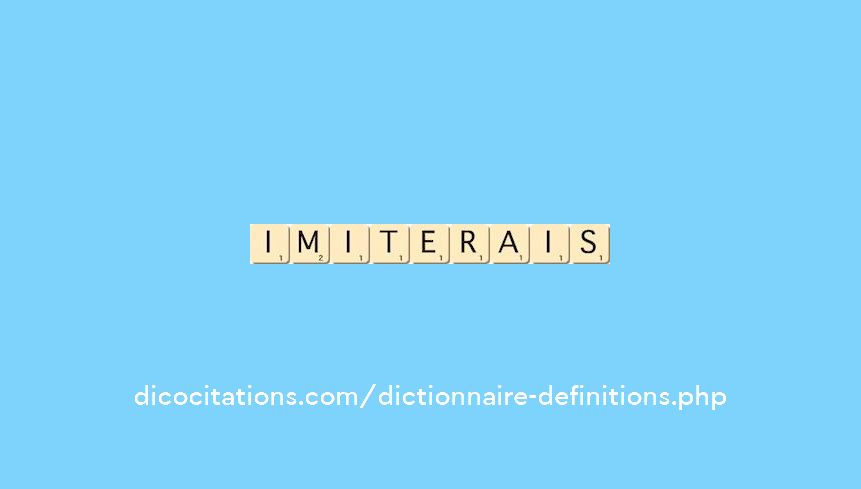 imiterais