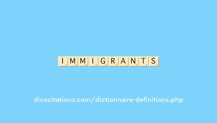 immigrants immigrants