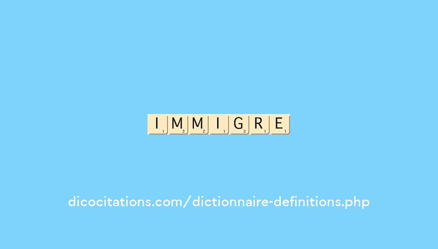 immigre immigre