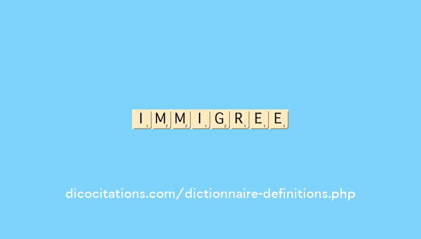 immigree immigree