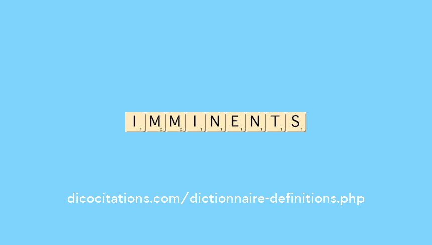 imminents imminents