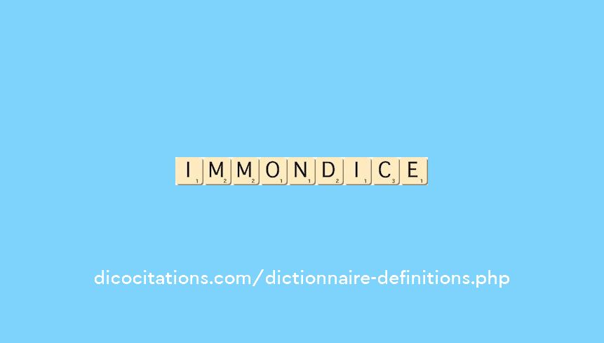 immondice