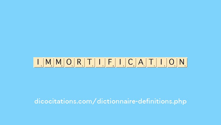 immortification