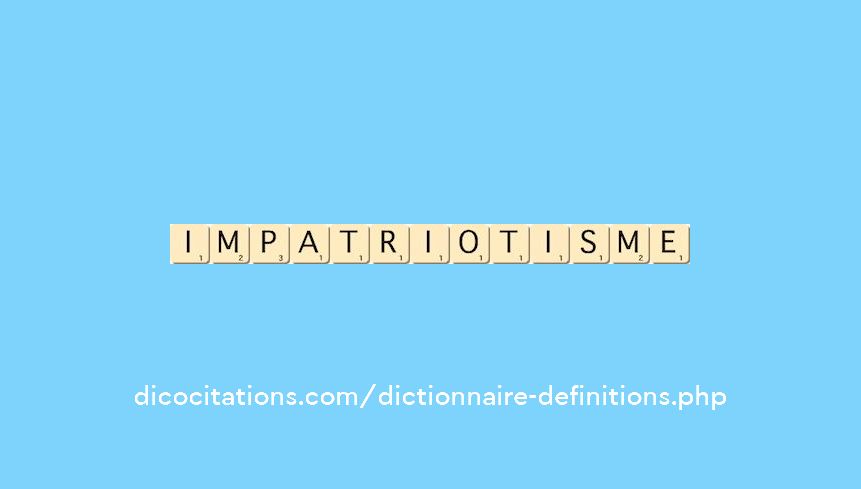 impatriotisme
