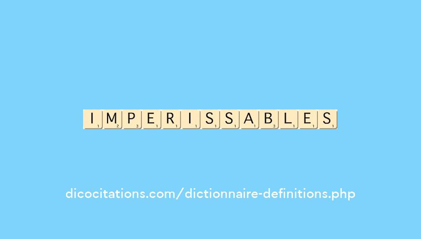 imperissables imperissables