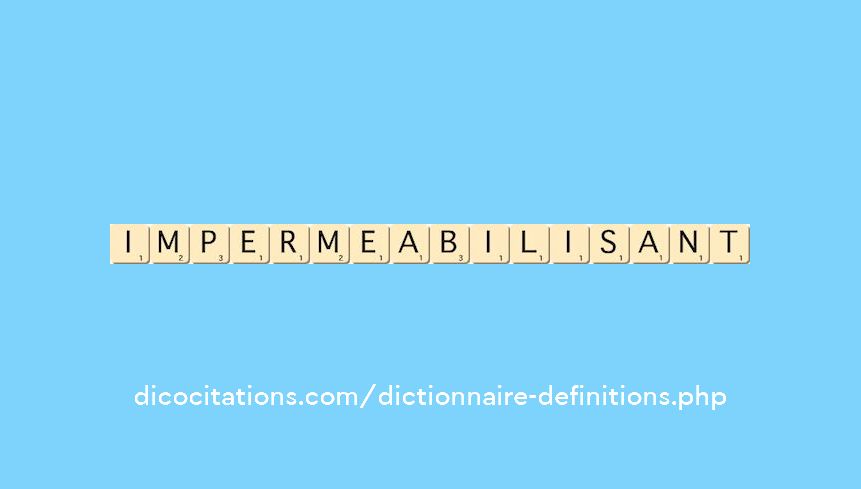 impermeabilisant impermeabilisant