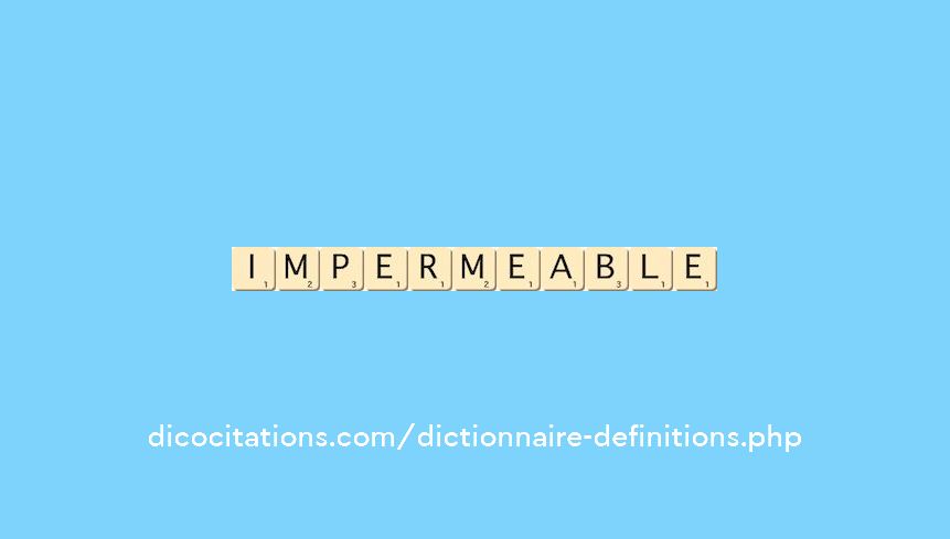impermeable