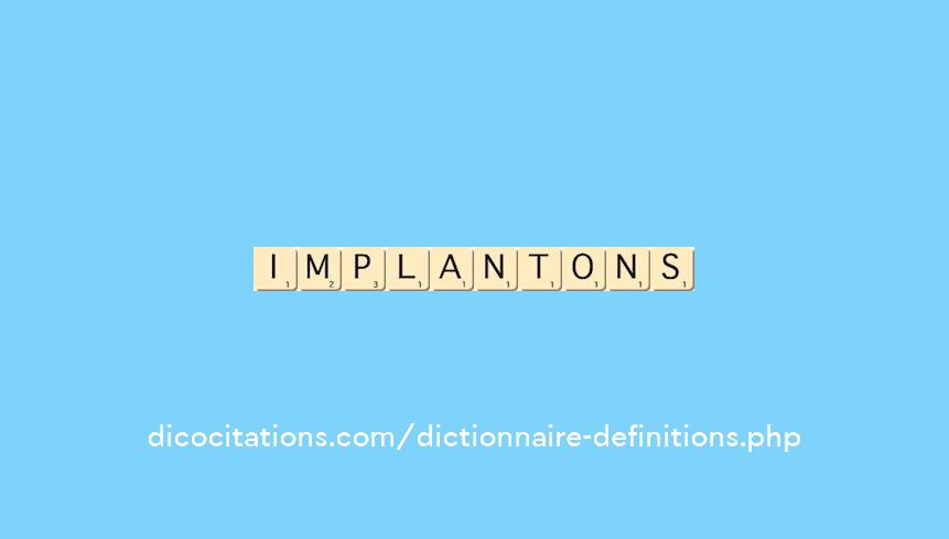 implantons implantons