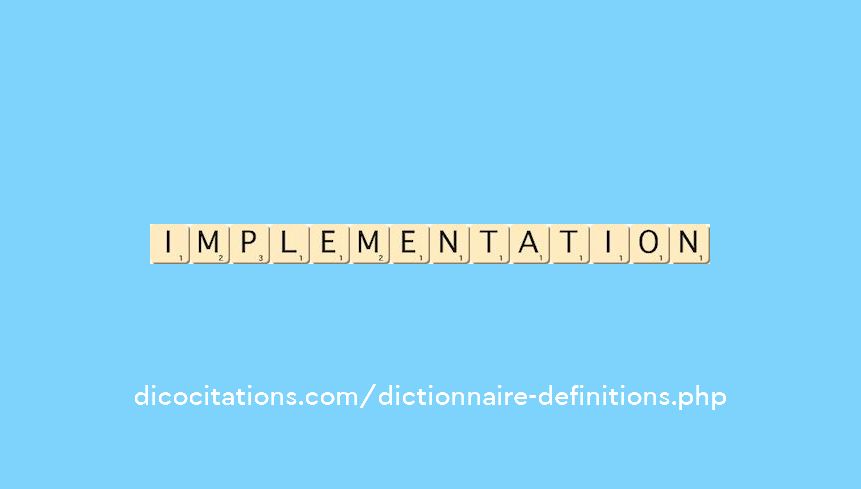 implementation implementation