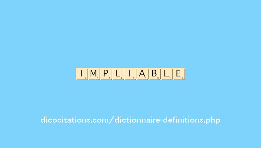 impliable