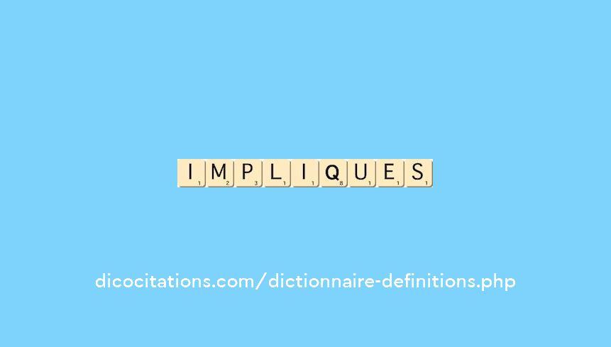 impliques impliques