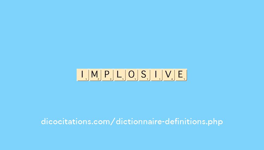 implosive implosive