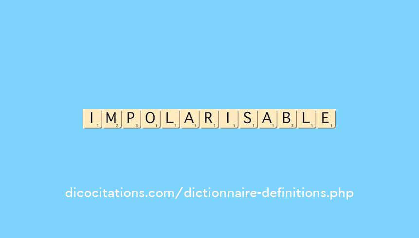 impolarisable