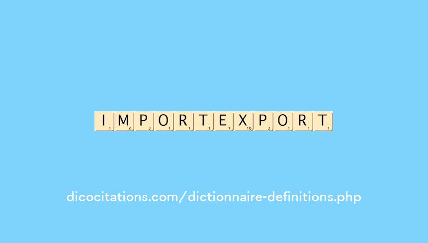 import-export import-export