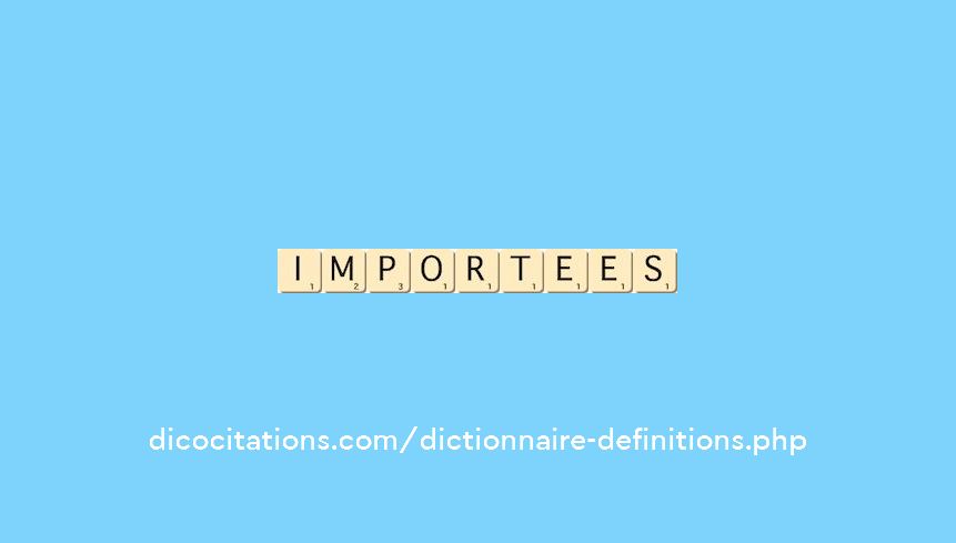 importees importees