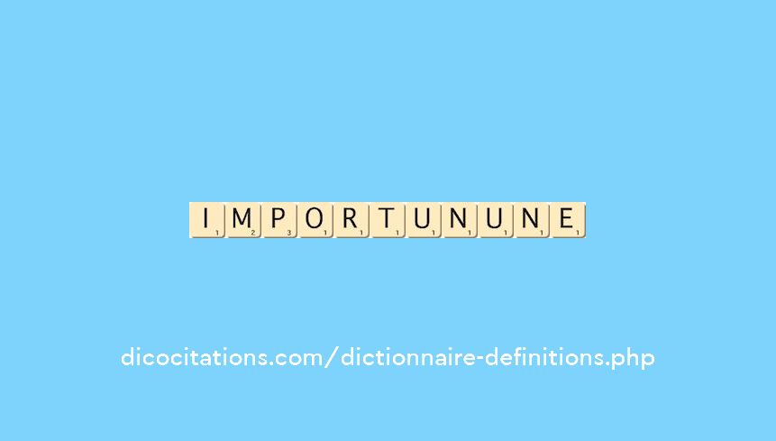importun--une
