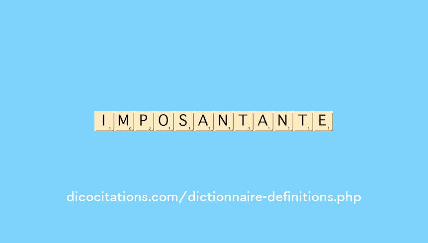 imposant--ante