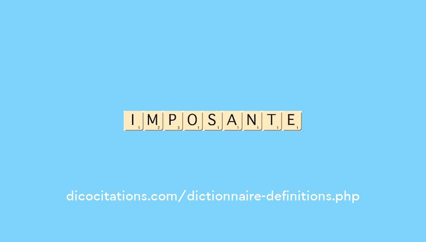 imposante imposante