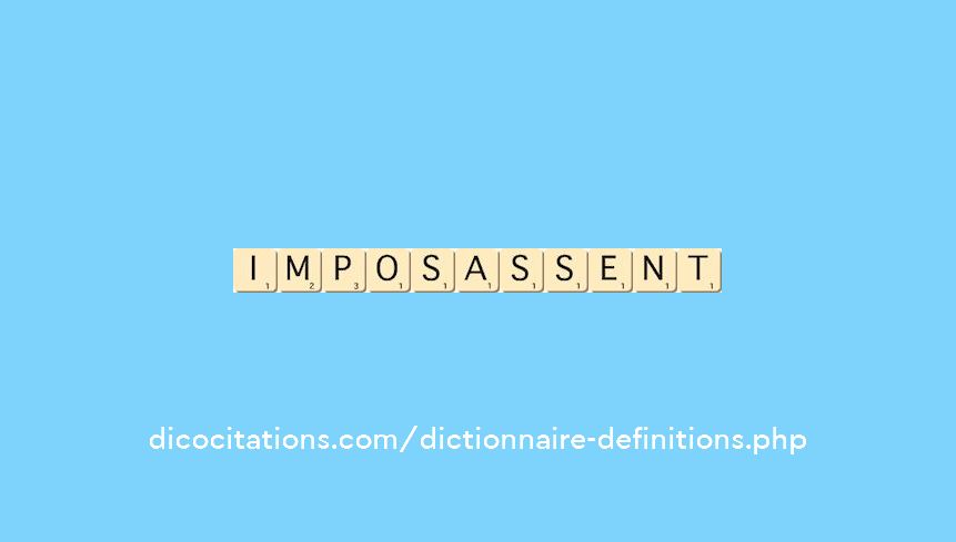 imposassent imposassent