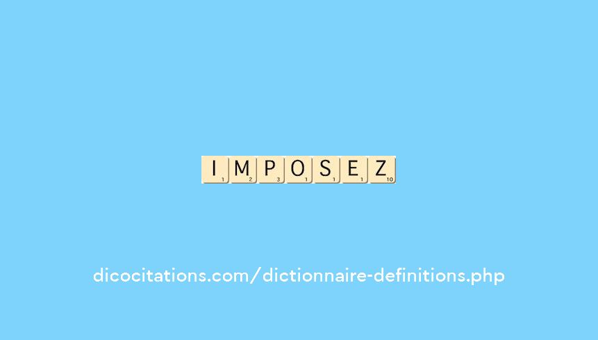 imposez imposez