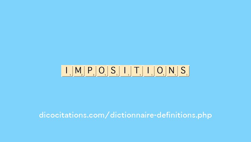 impositions
