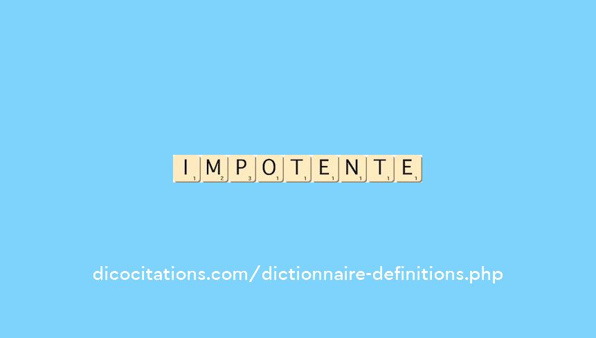 impotente impotente