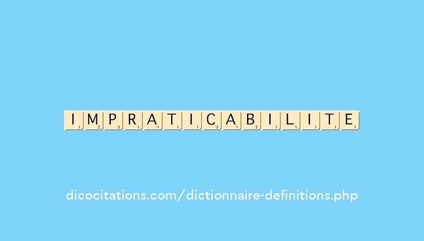 impraticabilite