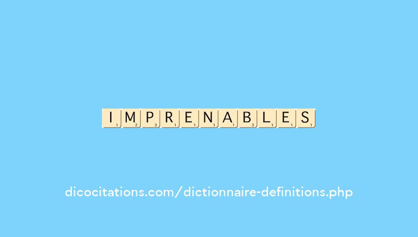 imprenables imprenables