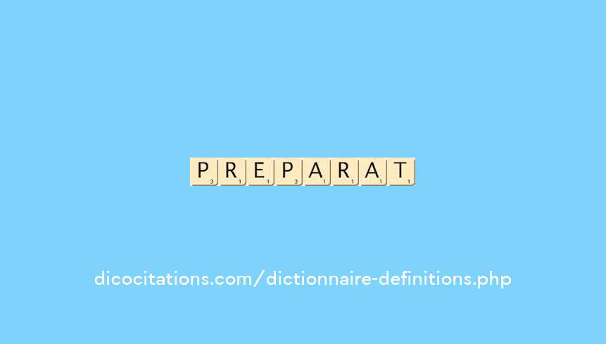 impreparation