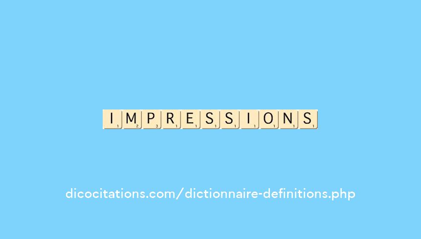 impressions
