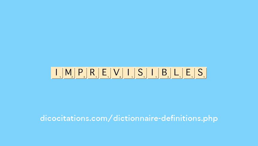imprevisibles imprevisibles