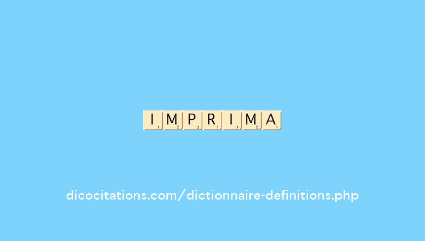 imprima imprima
