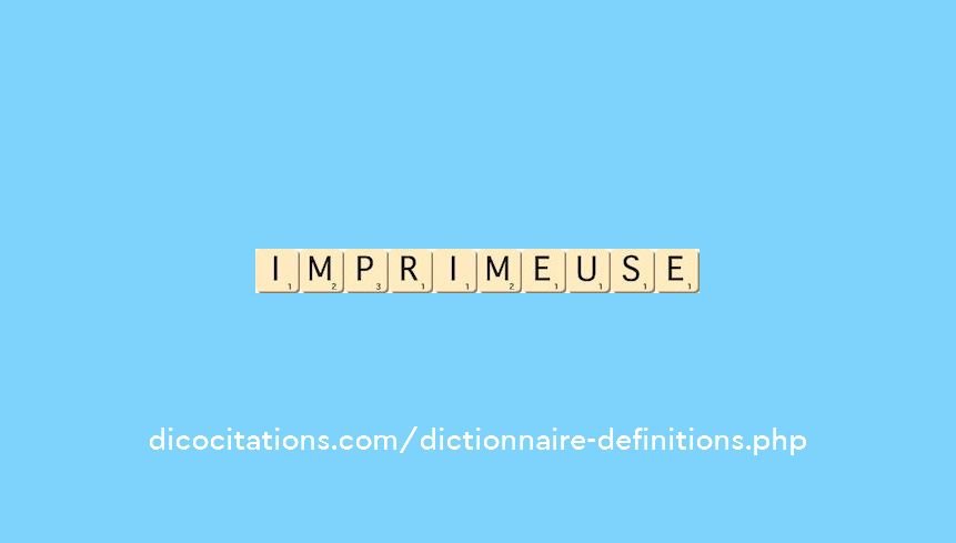 imprimeuse