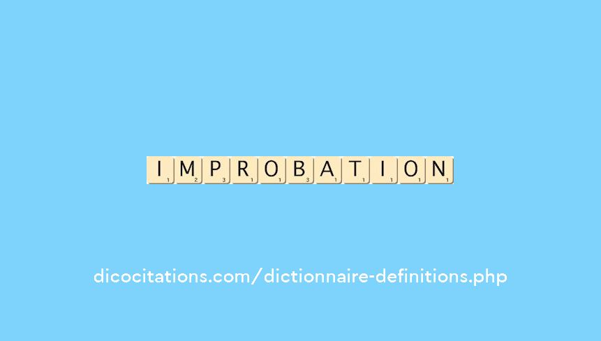 improbation