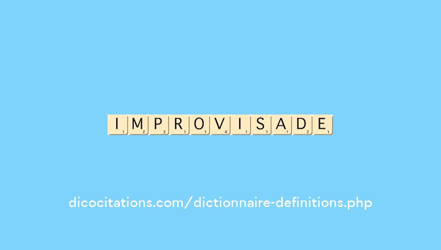 improvisade improvisade