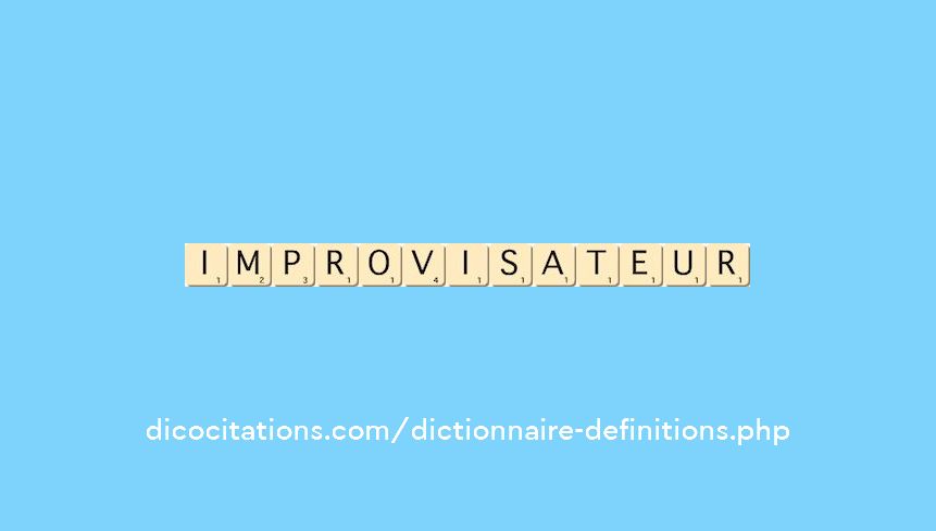 improvisateur