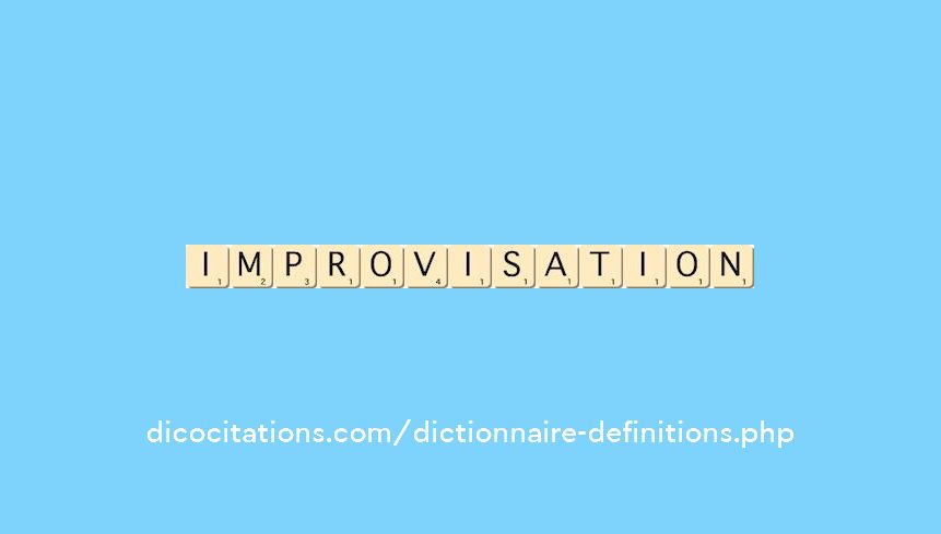 improvisation