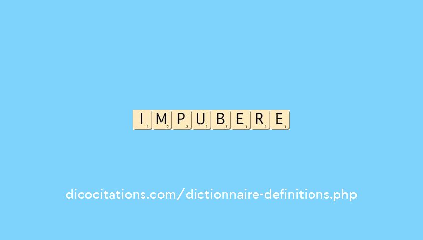 impubere